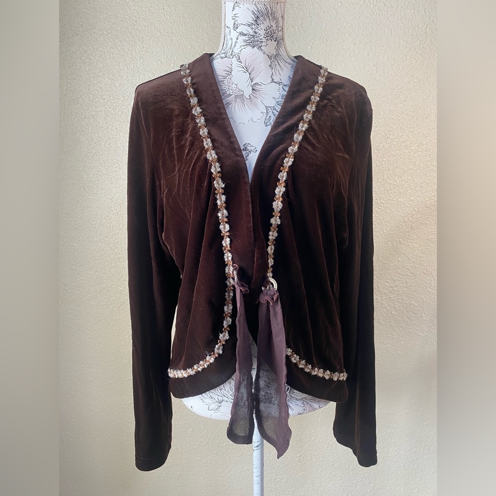 Sno Skins velour‎ jacket, blazer, vintage